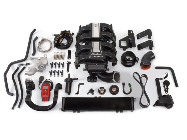 Edelbrock E-FORCE Supercharger Stage 1 Street System [TVS Series 2300 | HP 478 | Torque (Ft-lbs.) 504] (2009-2010 Ford F-150 5.4L MOD) - Click Image to Close