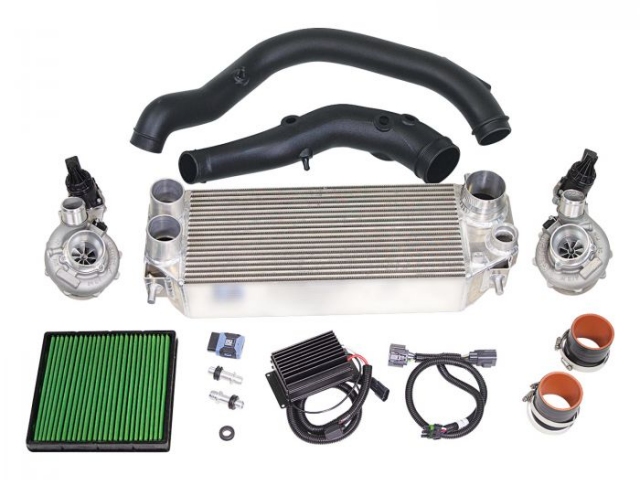 Edelbrock TWIN-FORCE Turbocharger Kit, Stage 3 [+157 RWHP] (2017-2020 F-150 3.5L EcoBoost) - Click Image to Close