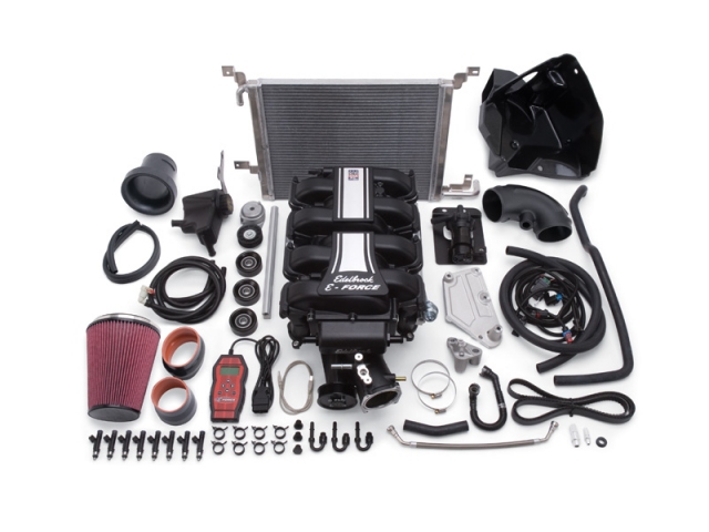Edelbrock E-FORCE Supercharger Stage 2 Track System [TVS Series 2300 | HP 636 | Torque (Ft-lbs.) 538] (2011-2014 Mustang GT) - Click Image to Close