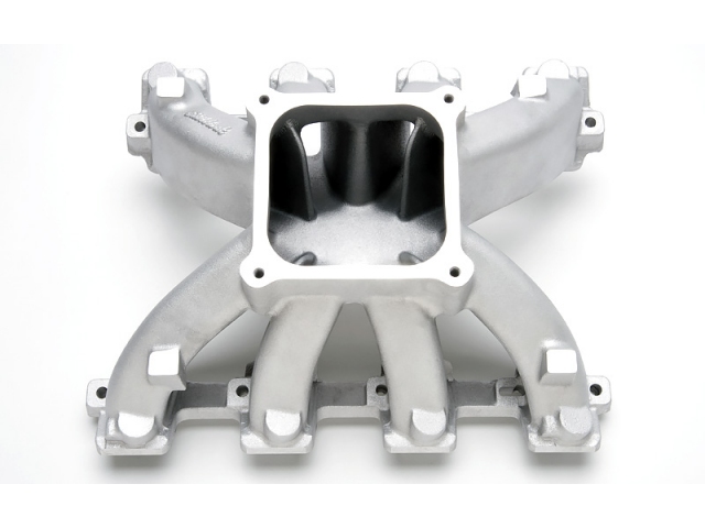 Edelbrock Super Victor LS3 Carbureted Manifold For 4500 Series Carburetors - Click Image to Close