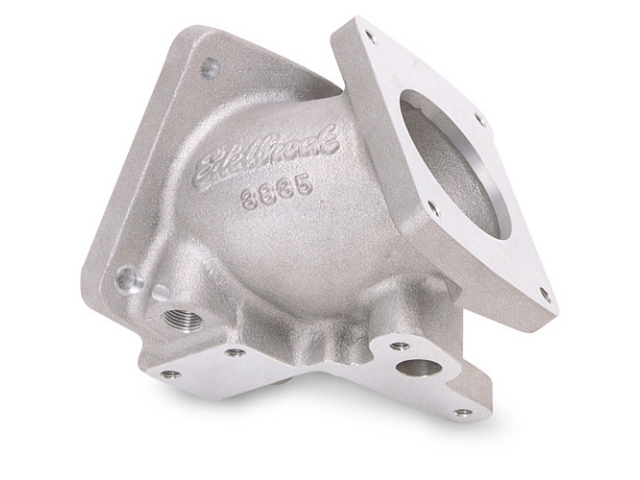Edelbrock Throttle Body Adapter, Satin (1994-1995 Mustang 5.0L) - Click Image to Close