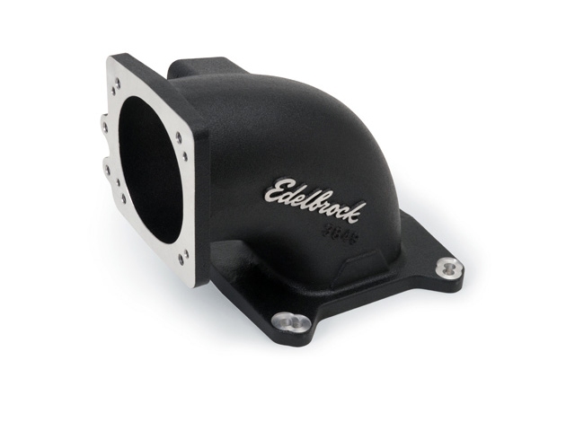 Edelbrock High Flow Intake Elbow, Black