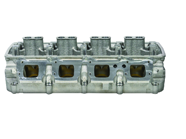 Edelbrock VICTOR CNC Cylinder Head [RUNNER 225cc | CHAMBER 72cc | SPARK PLUGS Straight Dual | VALVE SIZE IN. 2.250" EX. 1.650" | VALVE TRAIN Bare | VALVE SEAT Copper | MAX. LIFT .700"] (CHRYSLER HEMI)