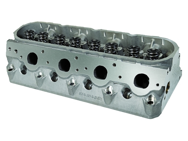 Edelbrock E-STREET Cylinder Head [PORT VOLUME 260cc | CHAMBER 96cc | SPARK PLUGS Standard | VALVE SIZE IN. 2.165" EX. 1.590" | VALVE SEAT Duct Iron | VALVE TRAIN Complete] (GM 6.2L LS3)