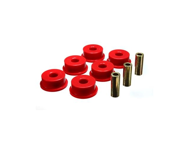 Energy Suspension Rear Differential Carrier Bushing Set, Red (2010 Camaro)