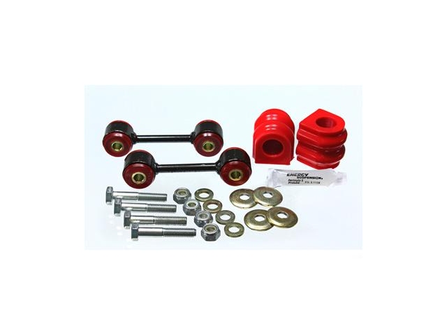 Energy Suspension Complete Rear Sway Bar Bushing Set, 23 mm, Red (2010 Camaro) - Click Image to Close