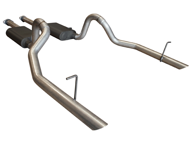 FLOWMASTER AMERICAN THUNDER Cat-Back Exhaust (1994-1997 Mustang GT) - Click Image to Close