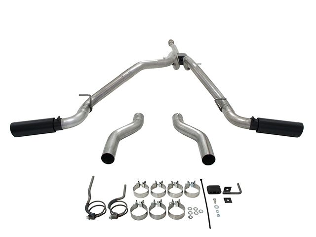 FLOWMASTER OUTLAW Cat-Back Exhaust (2009-2013 Silverado & Sierra 1500 5.3L V8) - Click Image to Close