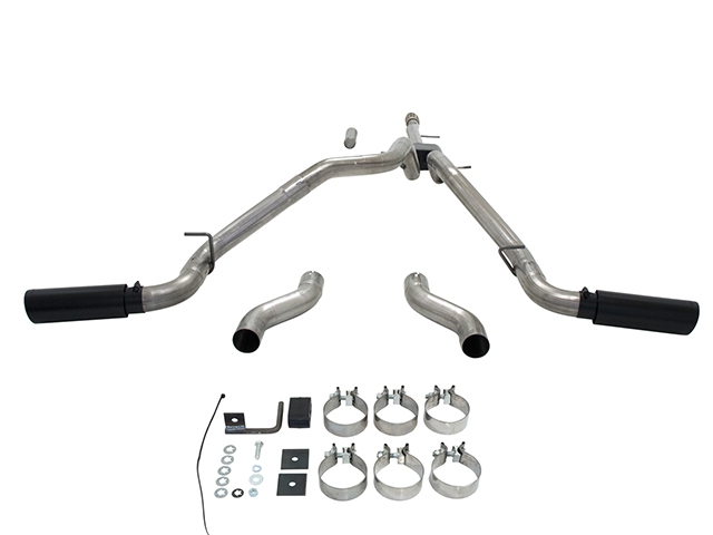 FLOWMASTER OUTLAW Cat-Back Exhaust (2014-2018 Silverado & Sierra 1500 5.3L V8) - Click Image to Close