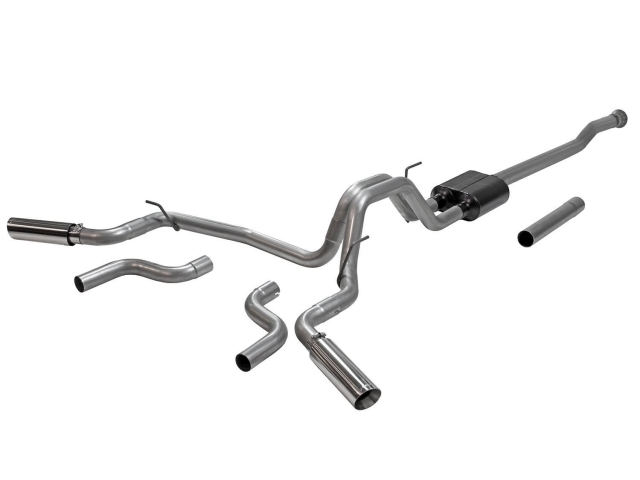 FLOWMASTER AMERICAN THUNDER Cat-Back Exhaust (2021-2022 F-150 3.5L EcoBoost & 5.0L COYOTE) - Click Image to Close