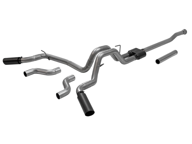 FLOWMASTER OUTLAW Cat-Back Exhaust, 3" (2021 F-150 3.5L EcoBoost & 5.0L COYOTE)