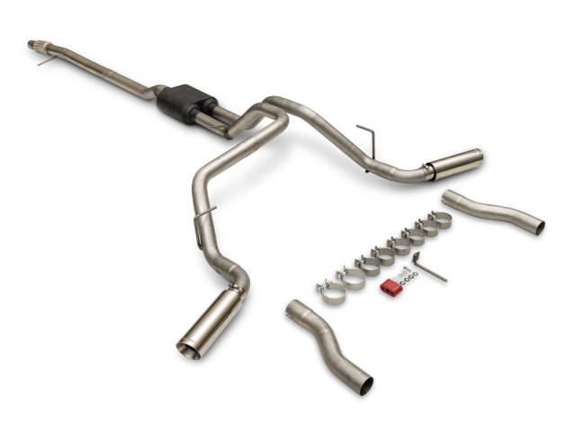 FLOWMASTER AMERICAN THUNDER Cat-Back Exhaust, 2.5"/3" (2019-2023 Ford Ranger 2.3L EcoBoost) - Click Image to Close