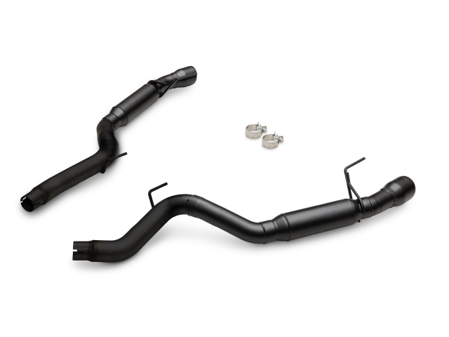 FLOWMASTER OUTLAW Axle-Back Exhaust w/ Dual Black Tips (2024 Ford Mustang GT)