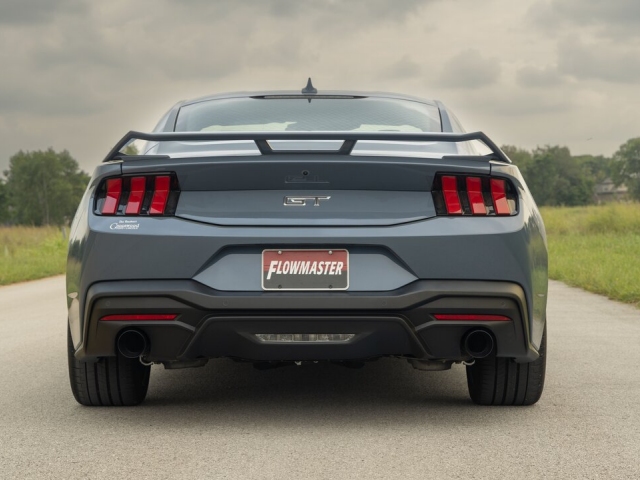 FLOWMASTER OUTLAW Axle-Back Exhaust w/ Dual Black Tips (2024 Ford Mustang GT)