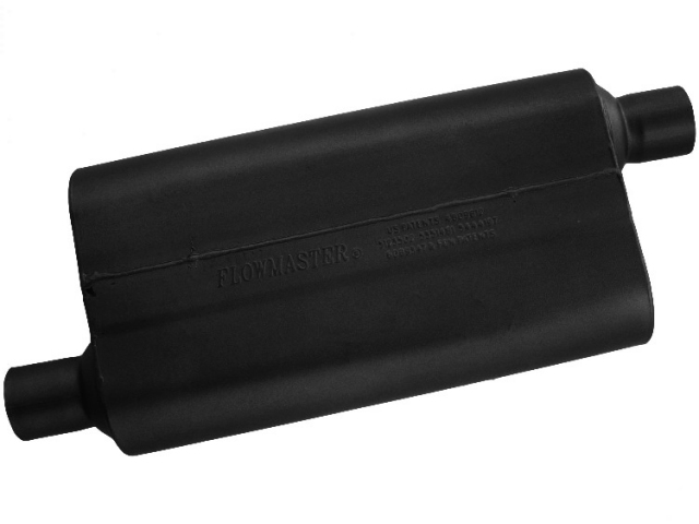 FLOWMASTER 50 SERIES DELTA FLOW Muffler (409S Stainless Steel) - Click Image to Close