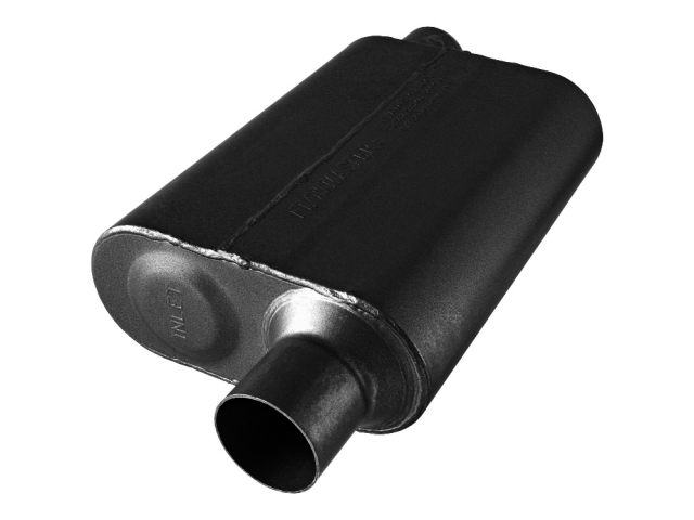 FLOWMASTER SUPER 44 DELTA FLOW Muffler (409S Stainless Steel) - Click Image to Close