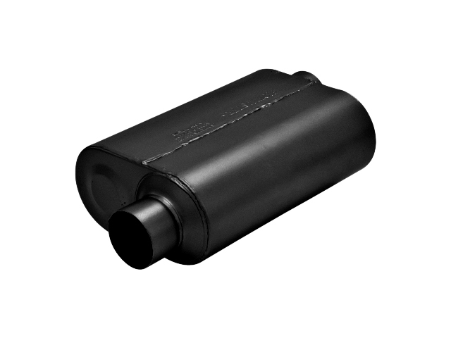 FLOWMASTER SUPER 40 DELTA FLOW Muffler (409S Stainless Steel) - Click Image to Close