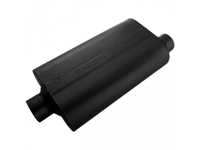 FLOWMASTER SUPER 50 DELTA FLOW Muffler (409S Stainless Steel) - Click Image to Close