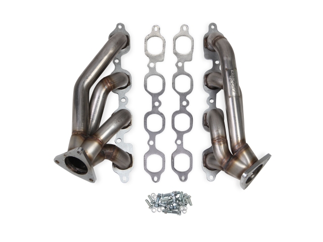 FLOWTECH Shorty Headers, 1-5/8", Polished Finish (2014-2015 GM Truck & SUV LS)