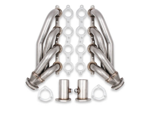 FLOWTECH Shorty Headers, 1-5/8" x 2-1/2", Natural (GM LS) - Click Image to Close
