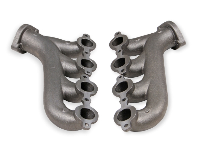 FLOWTECH Exhaust Manifolds, Natural Cast Finish (GM LS)