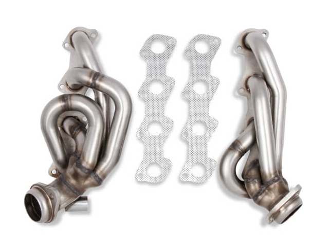 FLOWTECH Shorty Headers, 1-5/8", Natural Finish (2004-2008 Ford F-150 4.6L MOD)