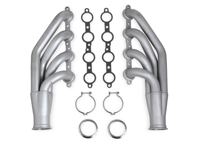 FLOWTECH LS Turbo Headers, Up & Forward, Ceramic Coated, 1-7/8" x 3"