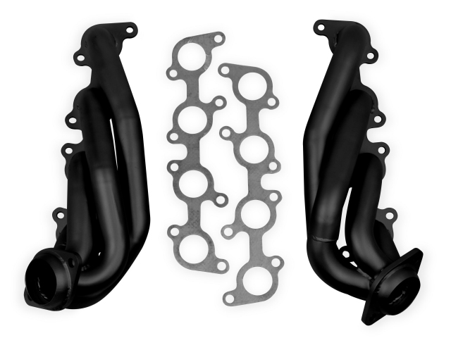 FLOWTECH Shorty Headers, Black Painted, 1-3/4" (2011-2014 F-150 5.0L COYOTE)