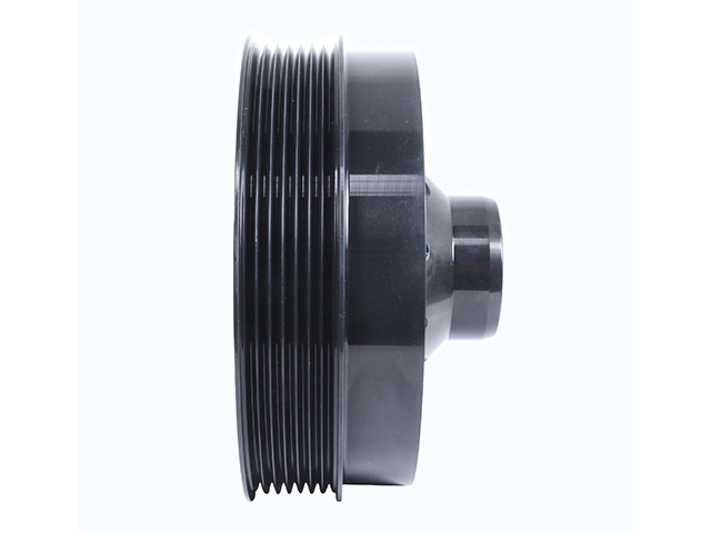 Fluidampr Harmonic Damper [Bore Diameter 1.2583" | Drive Belt Type Serpentine | Pulley Groove Quantity 7 | Degree Marking Range TDC. 2 marks 5 deg. | Degree Markings Engraved | Engine Balance Internal | Finish Black Zinc | Keyway Single | Length 3.140" | Material Steel | | Mounting Hardware Included No | Outside Diameter 6" | Pulley Finish Black Hard Coat Anodized | Safety Rating SFI 18.1 | Weight/Rotating Weight 9.7/6.4 lbs] (2009-2021 Nissan GT-R)