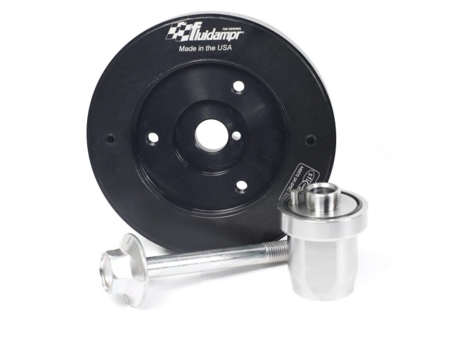 Fluidampr Harmonic Damper [Bore Diameter 0.787" | Degree Marking Range 1 timing mark | Degree Markings Engraved | Engine Balance Internal | Finish Black Zinc | Length 1.620" | Material Steel | Mounting Hardware Included Yes | Outside Diameter 5-7/8" | Safety Rating SFI 18.1 | Weight/Rotating Weight 5.8/3.8 lbs] (2006-2014 Mazda Miata MX-5)