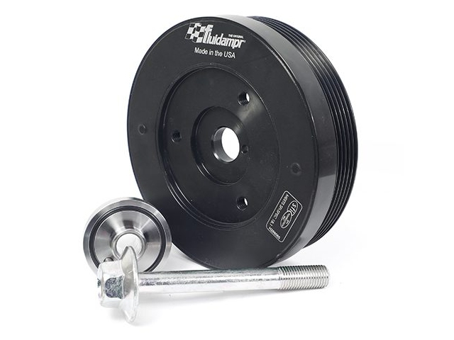 Fluidampr Harmonic Damper [Bore Diameter 0.787" | Degree Marking Range 1 timing mark | Degree Markings Engraved | Engine Balance Internal | Finish Black Zinc | Length 1.620" | Material Steel | Mounting Hardware Included Yes | Outside Diameter 5-7/8" | Safety Rating SFI 18.1 | Weight/Rotating Weight 5.8/3.8 lbs] (SUBARU FA24 2.0L H4)
