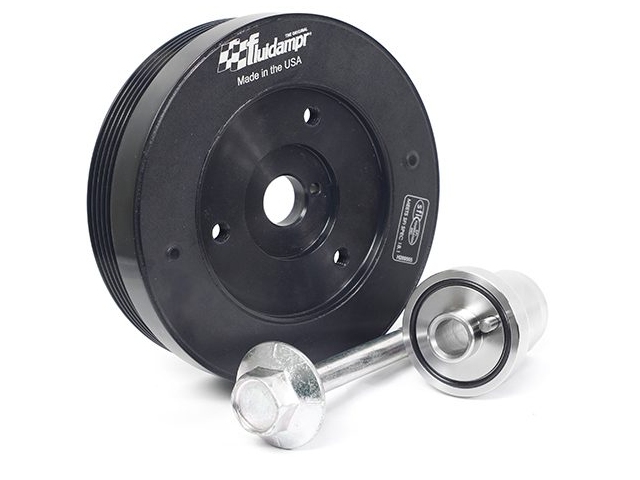 Fluidampr Harmonic Damper [Bore Diameter 0.787" | Degree Marking Range 1 timing mark | Degree Markings Engraved | Engine Balance Internal | Finish Black Zinc | Length 1.620" | Material Steel | Mounting Hardware Included Yes | Outside Diameter 5-7/8" | Safety Rating SFI 18.1 | Weight/Rotating Weight 5.8/3.8 lbs] (SUBARU FA24 2.0L H4)