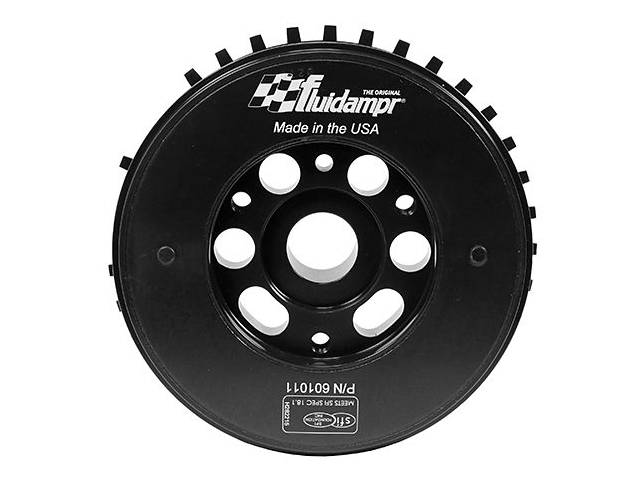 Fluidampr Harmonic Damper [Bore Diameter 1.044" | Engine Balance Internal | Finish Black Zinc | Keyway Alignment Dowel Pin Hole | Length 1.77" | Material Steel | Mounting Hardware Included No | Outside Diameter 6" | Safety Rating SFI 18.1 | Weight/Rotating Weight 7.0/4.6 lbs] (2006-2014 Mazda Miata MX-5) - Click Image to Close