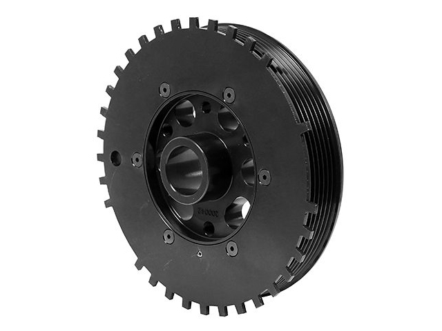 Fluidampr Harmonic Damper [Bore Diameter 1.044" | Engine Balance Internal | Finish Black Zinc | Keyway Alignment Dowel Pin Hole | Length 1.77" | Material Steel | Mounting Hardware Included No | Outside Diameter 6" | Safety Rating SFI 18.1 | Weight/Rotating Weight 7.0/4.6 lbs] (2006-2014 Mazda Miata MX-5)