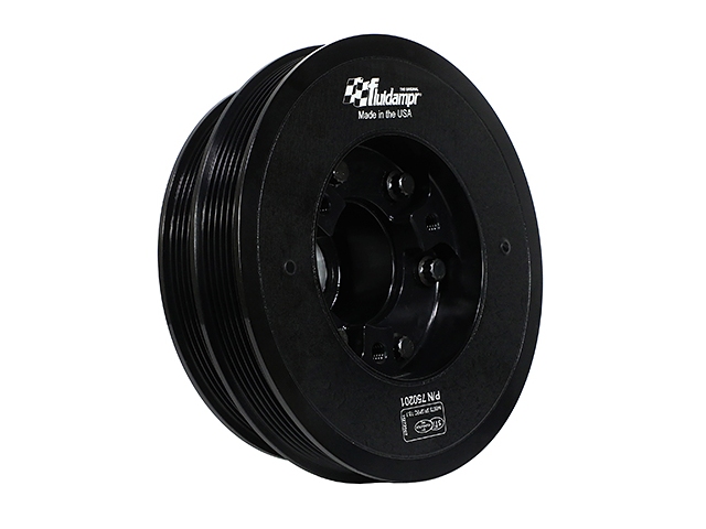 Fluidampr Harmonic Damper [Bore Diameter 1.4153" | Engine Balance Internal | Finish Black Zinc | Length 4.229" | Material Steel | Mounting Hardware Included No | Outside Diameter 7-5/8" | Safety Rating SFI 18.1 | Weight/Rotating Weight 18/12 lbs] (2020-2024 FORD 7.3L GODZILLA)