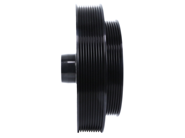 Fluidampr Harmonic Damper [Bore Diameter 1.48" | Engine Balance Internal | Finish Black Anodized/Black Zinc | Length 3.65" | Material Aluminum/Steel | Drive Belt Type Serpentine | Pulley Groove Quantity 10/6 | Mounting Hardware Included No | Outside Diameter 8-1/2" | Safety Rating SFI 18.1 | Weight/Rotating Weight 12.4/8.2 lbs] (2015-2023 CHRYSLER 6.2L HELLCAT) - Click Image to Close