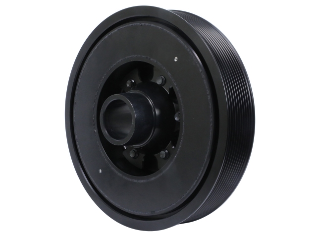 Fluidampr Harmonic Damper [Bore Diameter 1.48" | Engine Balance Internal | Finish Black Anodized/Black Zinc | Length 3.65" | Material Aluminum/Steel | Drive Belt Type Serpentine | Pulley Groove Quantity 10/6 | Mounting Hardware Included No | Outside Diameter 8-1/2" | Safety Rating SFI 18.1 | Weight/Rotating Weight 12.4/8.2 lbs] (2015-2023 CHRYSLER 6.2L HELLCAT)