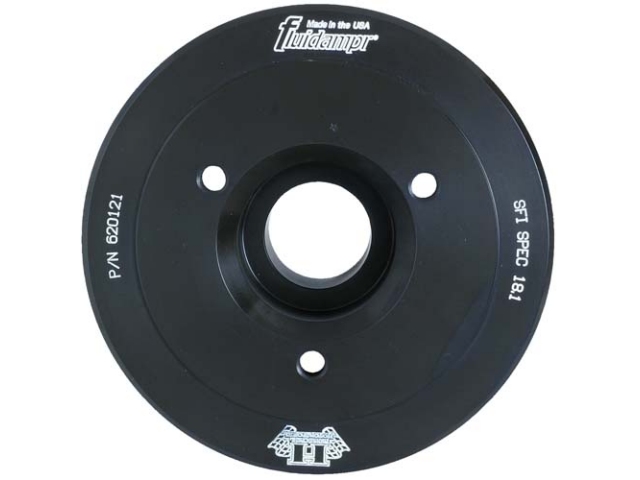 Fluidampr Harmonic Damper [OD 6-1/4" | Bore Dia. 1.4795" | Length 2.637" | Weight/lbs (Rotating Weight/lbs) 8.4 (5.6) | Engine Type Internal | Finish Black Zinc Chromate] (1998-2002 Camaro & Firebird LS1 & 2004-2006 Pontiac GTO)