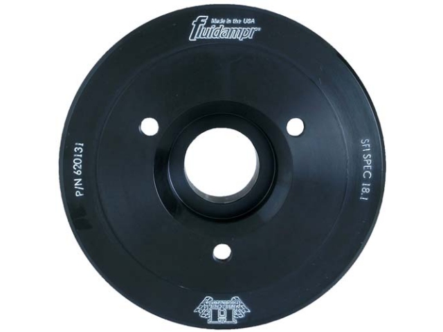 Fluidampr Harmonic Damper [OD 6-1/4" | Bore Dia. 1.4795" | Length 2.252" | Weight/lbs (Rotating Weight/lbs) 8.2 (5.5) | Engine Type Internal | Finish Black Zinc Chromate] (1997-2004 Corvette & Z06 & 2004-2007 Cadillac CTS-V)