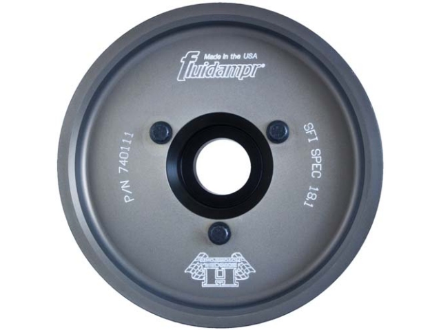 Fluidampr Harmonic Damper [OD 7-1/2" | Bore Dia. 1.4795" | Length 3.654" | Weight/lbs (Rotating Weight/lbs) 11.0 (7.3) | Engine Type Internal | Finish Black Zinc Chromate/Pulley Hard Coat Anodized] (1998-2002 Camaro & Firebird LS1 & 2004-2006 Pontiac GTO)