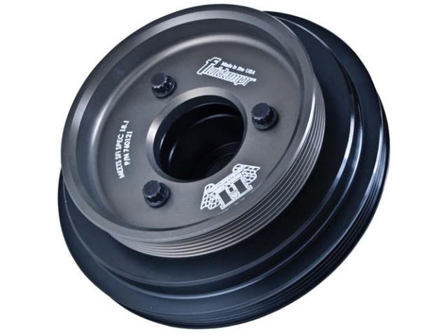 Fluidampr Harmonic Damper [OD 7-3/4" | Bore Dia. 1.4803" | Length 4.380" | Weight/lbs (Rotating Weight/lbs) 15.2 (10.1) | Engine Type Internal | Finish Black Zinc Chromate/Pulley Hard Coat Anodized] (2010-2015 Camaro SS & 2007-2014 GM Truck & SUV)