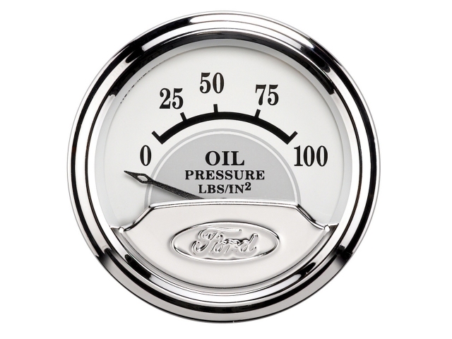 Auto Meter Ford Masterpiece Air-Core Gauge, 2-1/16", Oil Pressure (0-100 PSI) - Click Image to Close