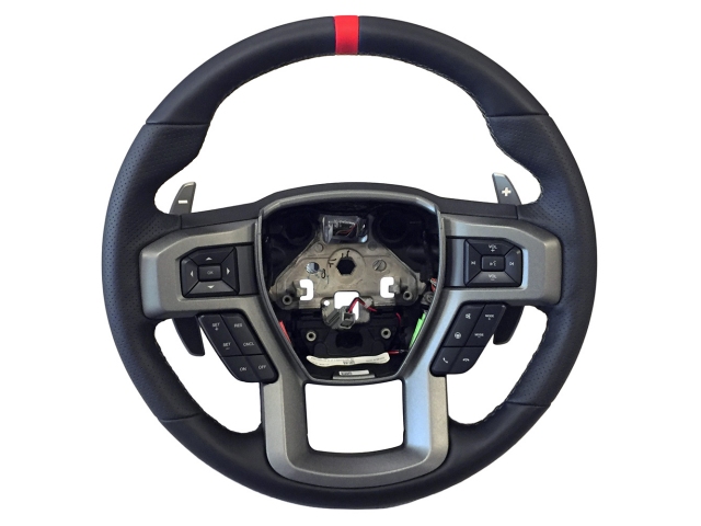 FORD PERFORMANCE Steering Wheel Kit w/ Red Sightline (2015-2018 Ford F-150 & 2017-2018 F-150 Raptor)