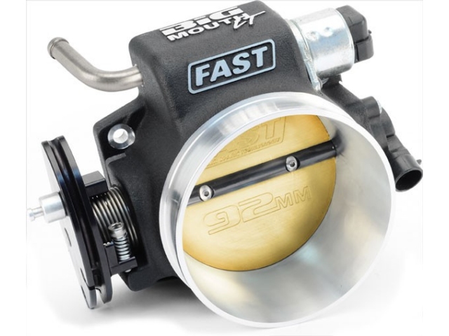 FAST Big Mouth LT 92mm Throttle Body w/ IAC & TPS (GM LS) - Click Image to Close