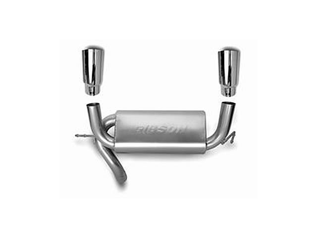 Gibson Split Rear Dual Exhaust (2007-2011 JEEP Wrangler 3.8L) - Click Image to Close
