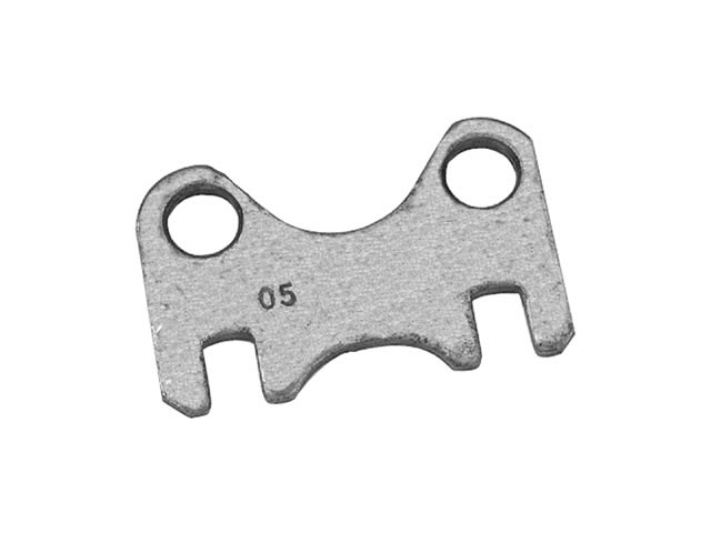 GM Performance Guideplate, Flat, 5/16 in. Pushrod Size, Chevy, S - Click Image to Close