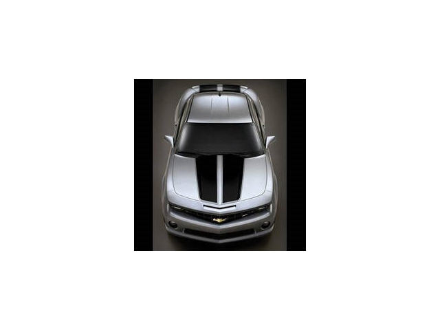 GM Stripe Package - Body, Rally Stripe Kit - Black (2010 Camaro) - Click Image to Close