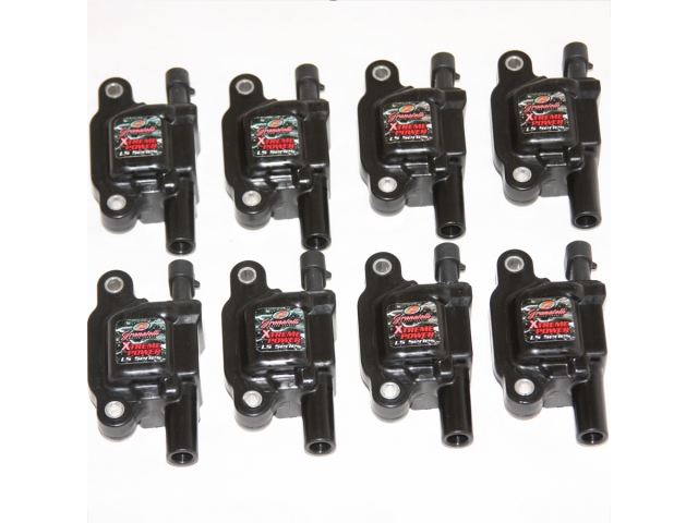 Granatelli XTREME POWER Coil Pack Set, Black (2005-2014 GM LS & 2014-2019 GM LT1) - Click Image to Close