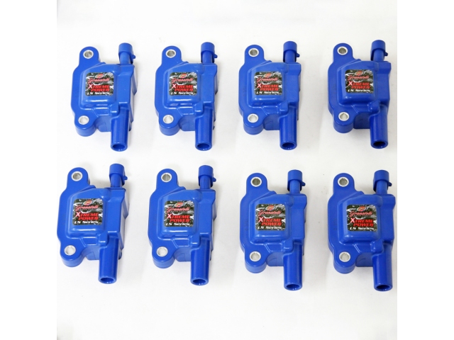 Granatelli XTREME POWER Coil Pack Set, Blue (2005-2014 GM LS & 2014-2019 GM LT1)
