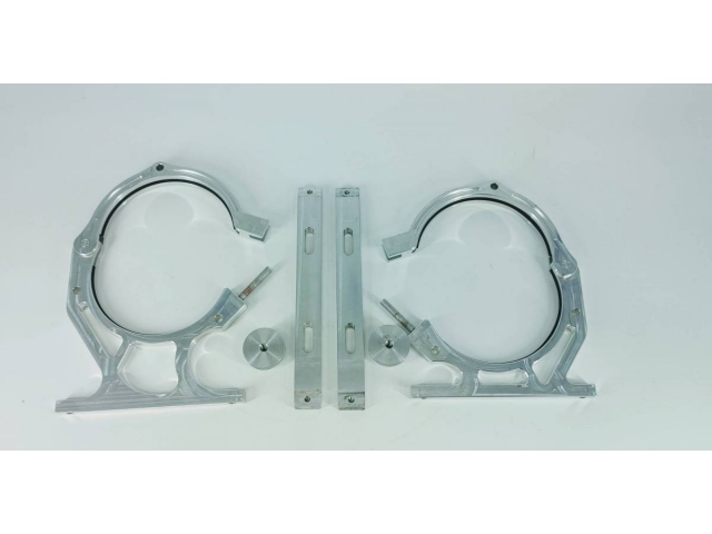 Granatelli Billet Aluminum Nitrous Bottle Bracket, 10, 12 & 15 Pound - Click Image to Close